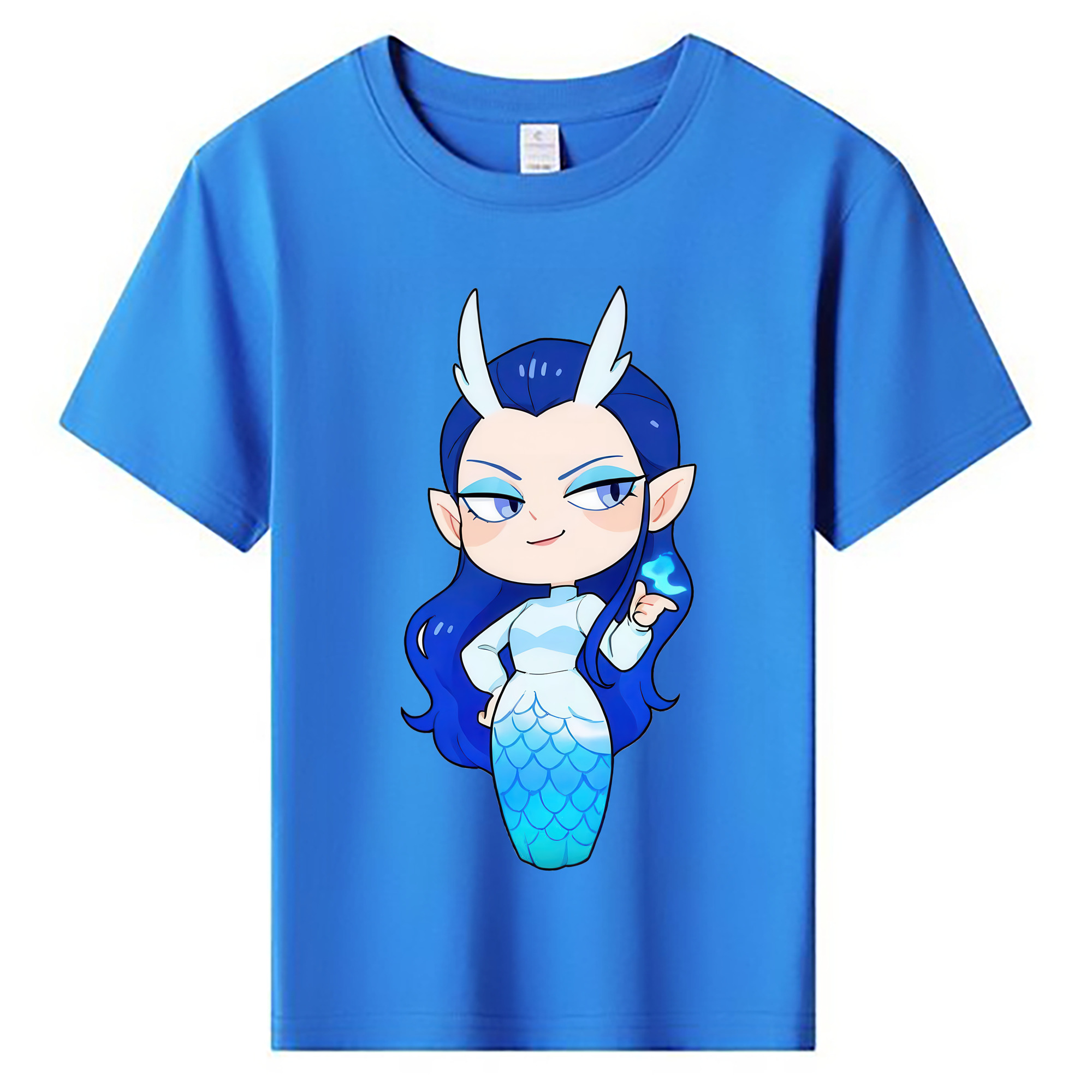 （画像用） Ne Zha 2 ナタ 魔童の大暴れ 綿100％キッズTシャツ（フロントプリント）